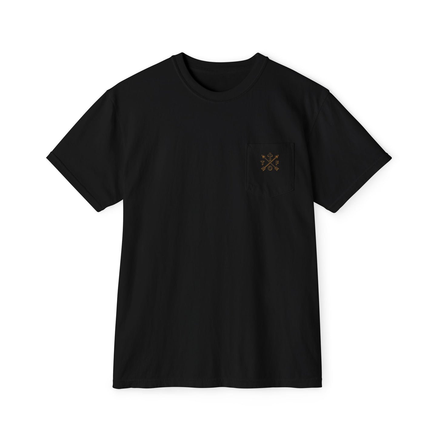 Hold The Line Pocket T‑Shirt — 'Hold the Line, Stand Your Ground' Graphic Tee