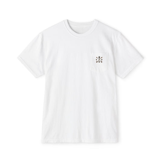 Hold The Line Pocket T‑Shirt — 'Hold the Line, Stand Your Ground' Graphic Tee