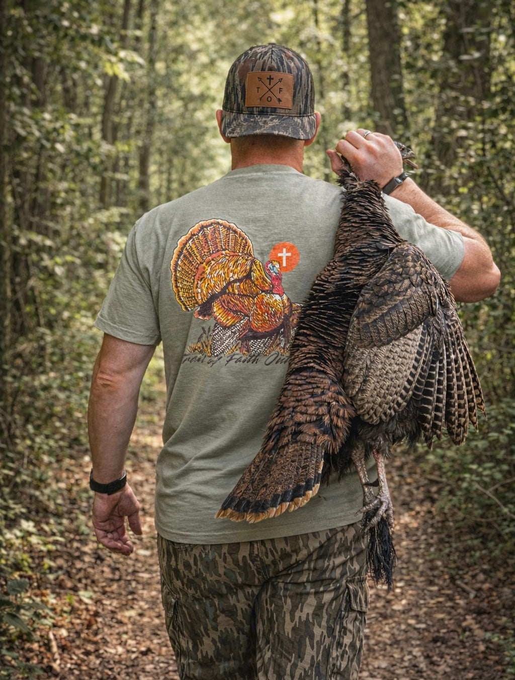 Turkey Comfort Colors w/pocket Short Sleeve T-Shirt Sandstone Color